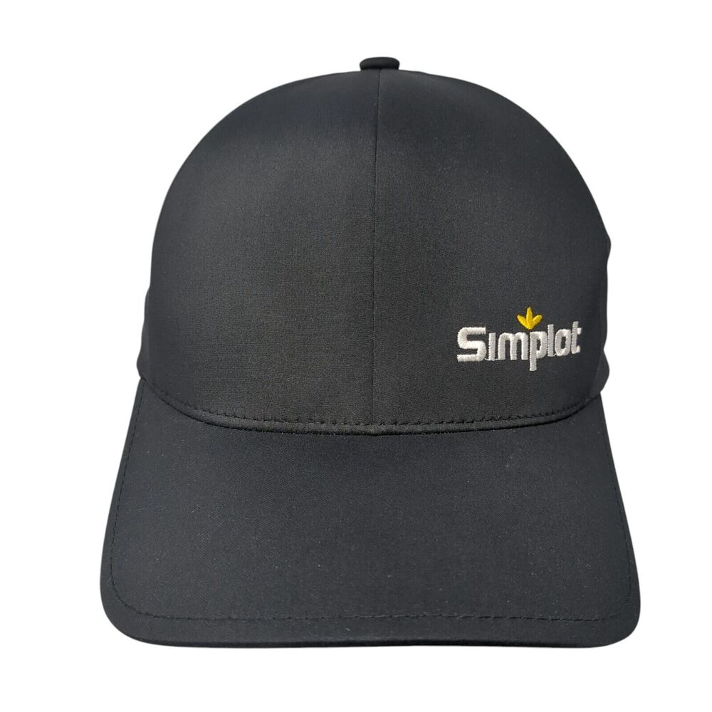 Simplot Fitted Hat Black Large/Xl Solid Flexfit D… - image 1